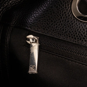 Chanel GST Black Caviar Silver