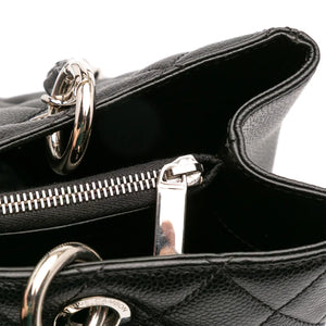 Chanel GST Black Caviar Silver