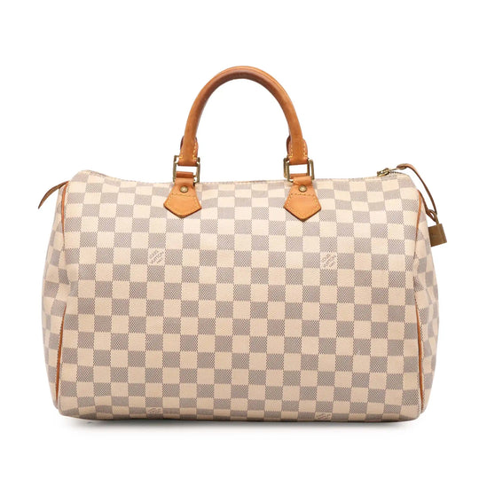 Louis Vuitton Speedy 35 Tela Damier Azur