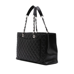Chanel GST Black Caviar Silver