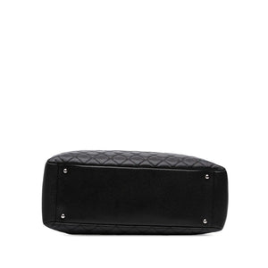 Chanel GST Black Caviar Silver