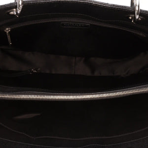 Chanel GST Black Caviar Silver