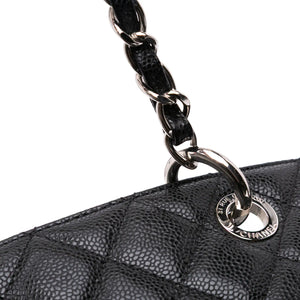 Chanel GST Black Caviar Silver