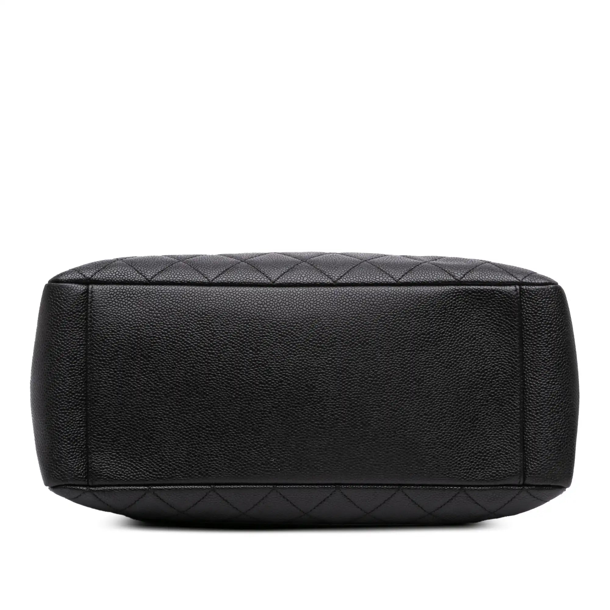 Chanel GST Black Caviar Gold