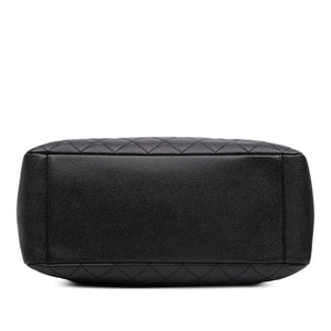 Chanel GST Black Caviar Gold