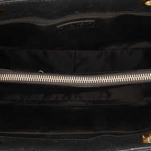 Chanel GST Black Caviar Gold