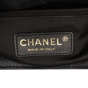 Chanel GST Black Caviar Gold