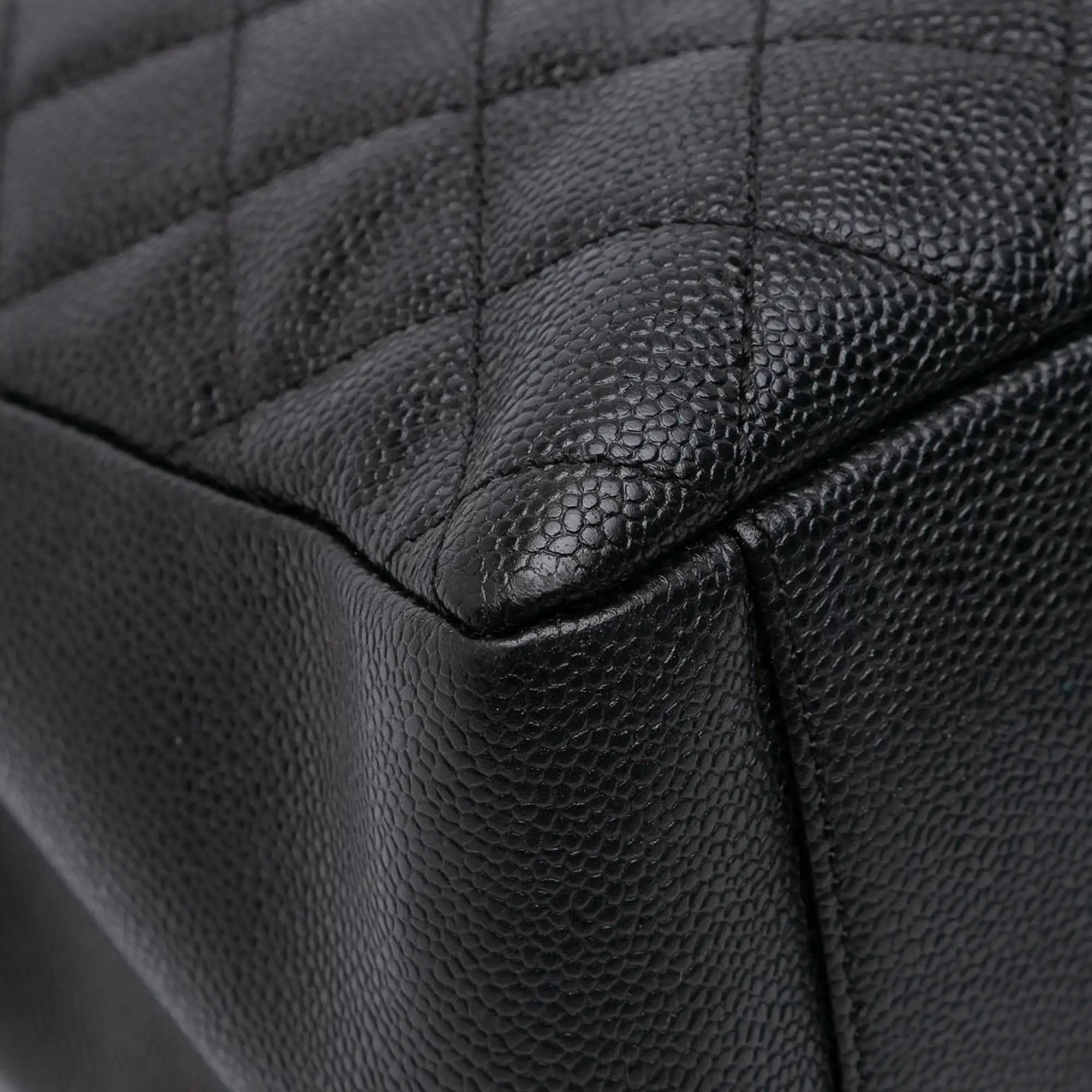Chanel GST Black Caviar Gold