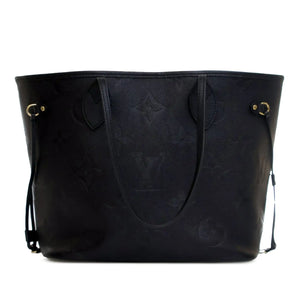 Louis Vuitton Neverfull MM Black Giant Monogram Empreinte