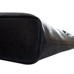 Louis Vuitton Neverfull MM Black Giant Monogram Empreinte