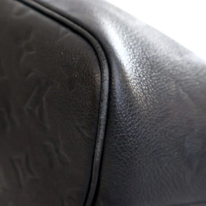 Louis Vuitton Neverfull MM Black Giant Monogram Empreinte