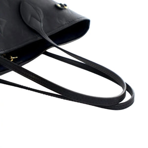 Louis Vuitton Neverfull MM Black Giant Monogram Empreinte