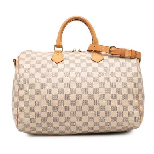 Louis Vuitton Speedy 35 Bandouliere Damier Azur Canvas