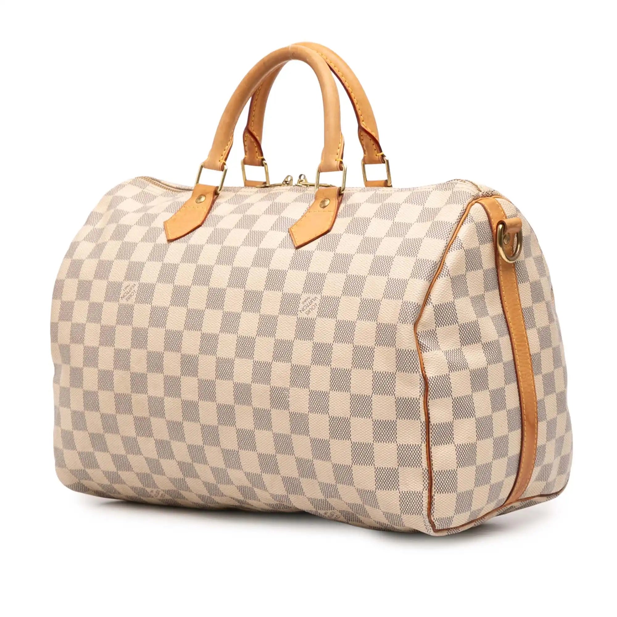 Louis Vuitton Speedy 35 Bandouliere Damier Azur Canvas