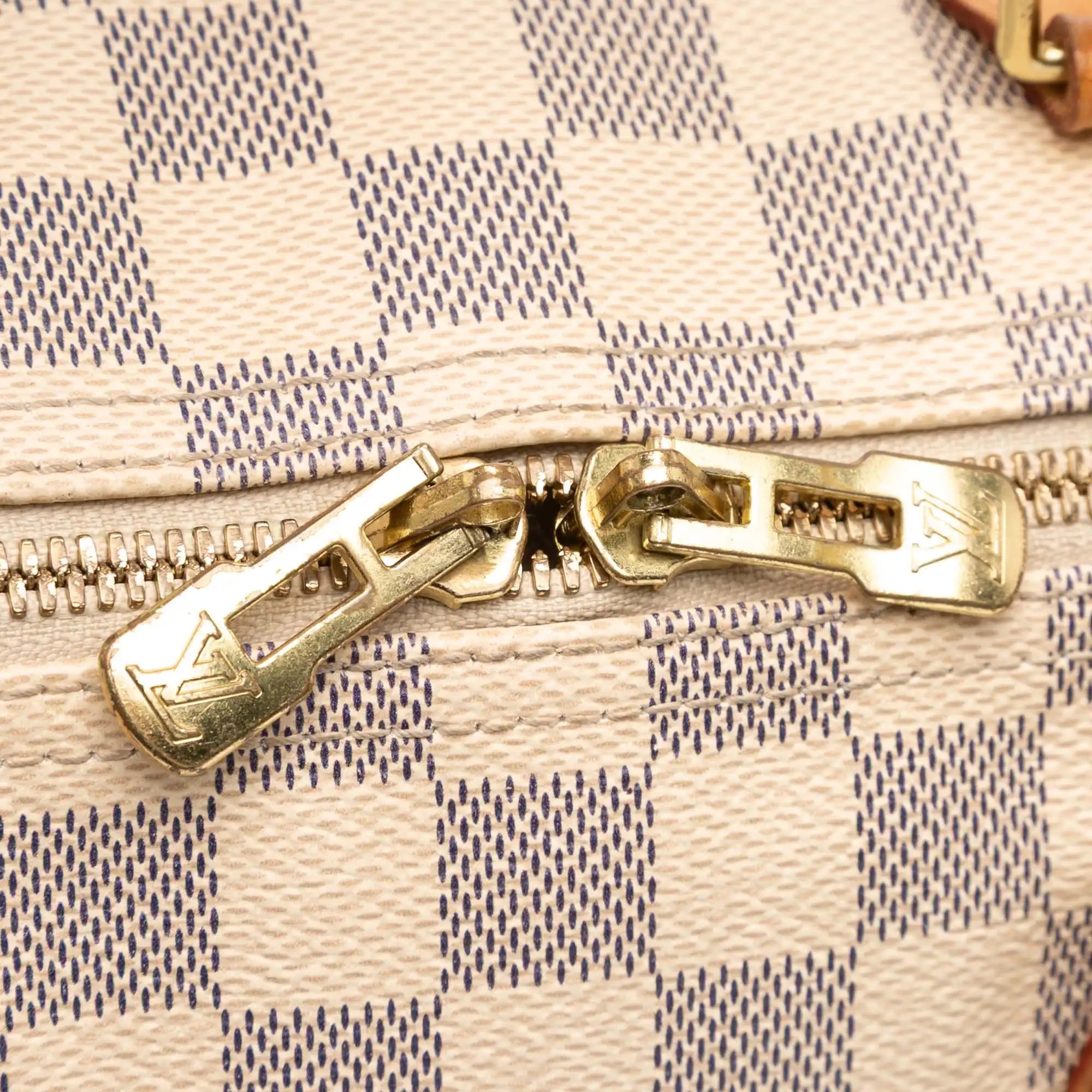 Louis Vuitton Speedy 35 Bandouliere Damier Azur Canvas
