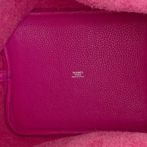Hermès Picotin Lock 22 Magnolia Clemence Silver
