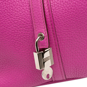Hermès Picotin Lock 22 Magnolia Clemence Silver