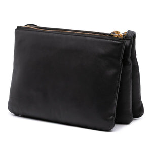 Celine Trio Small Black Lambskin