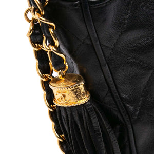 Chanel Camera Bag Small Black Lambskin Gold