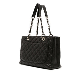 Chanel GST Black Caviar Silver