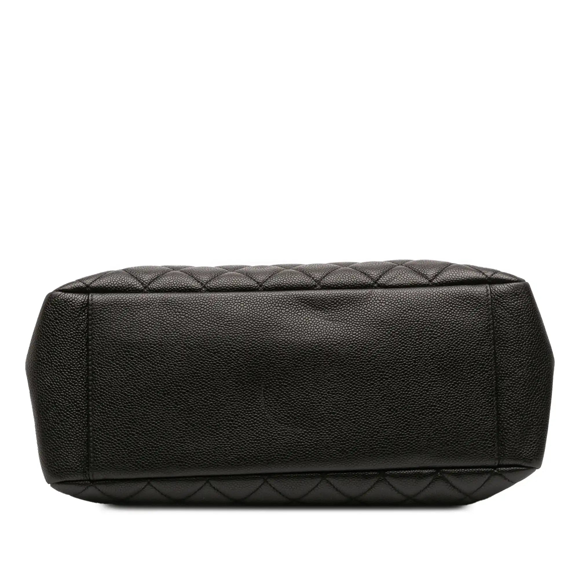 Chanel GST Black Caviar Silver