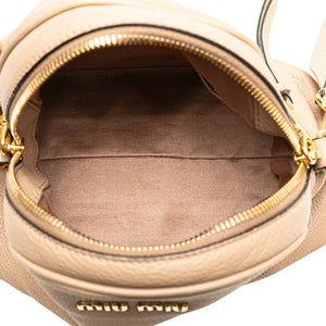 Miu Miu Crossbody Beige Leather