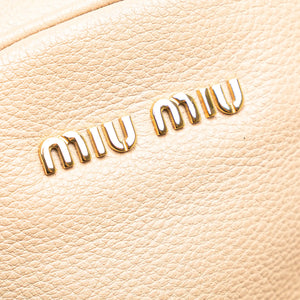 Miu Miu Crossbody Beige Leather