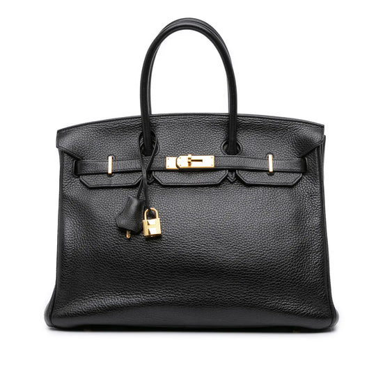 Hermès Birkin Retorune 35 Black Togo Gold