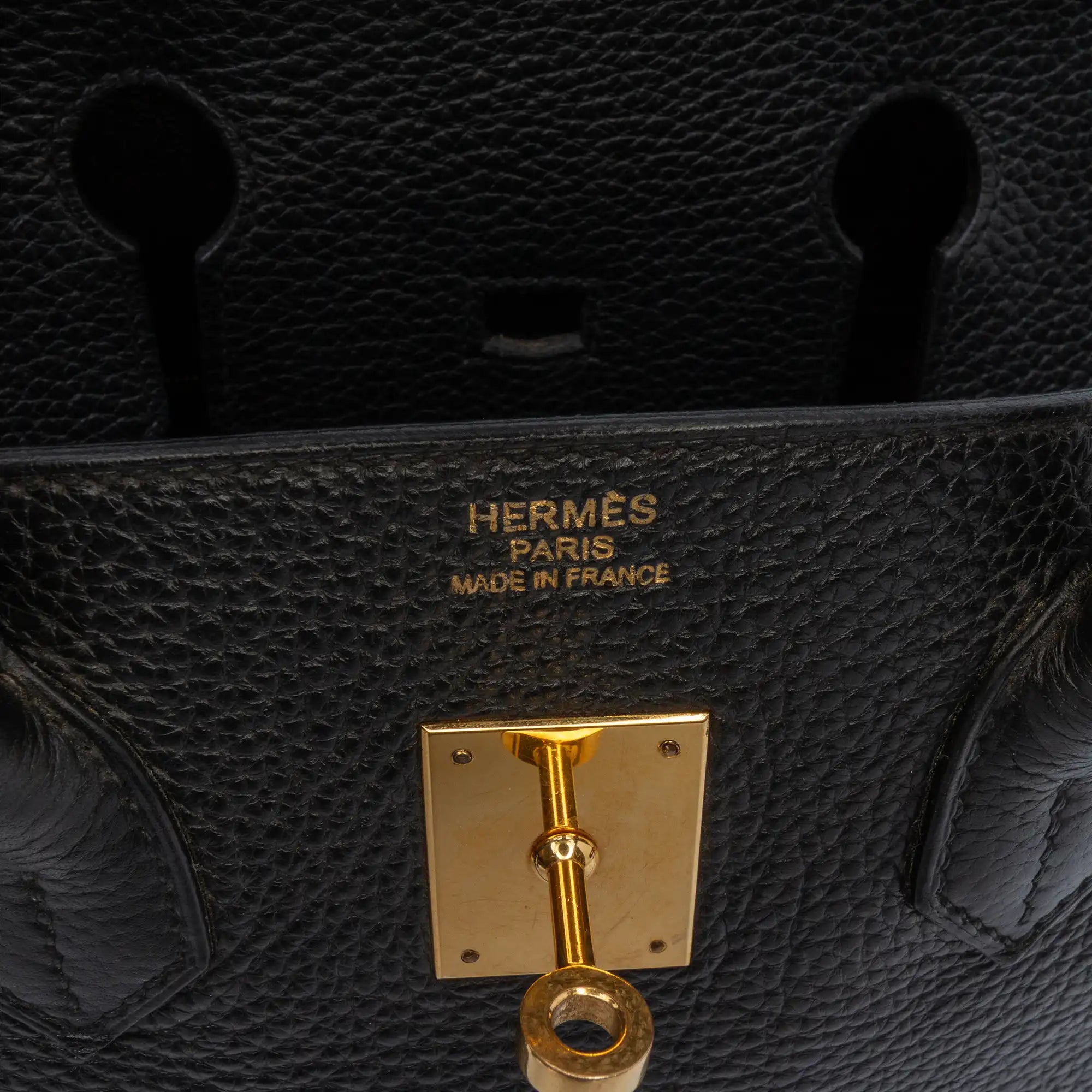 Hermès Birkin Retorune 35 Black Togo Gold