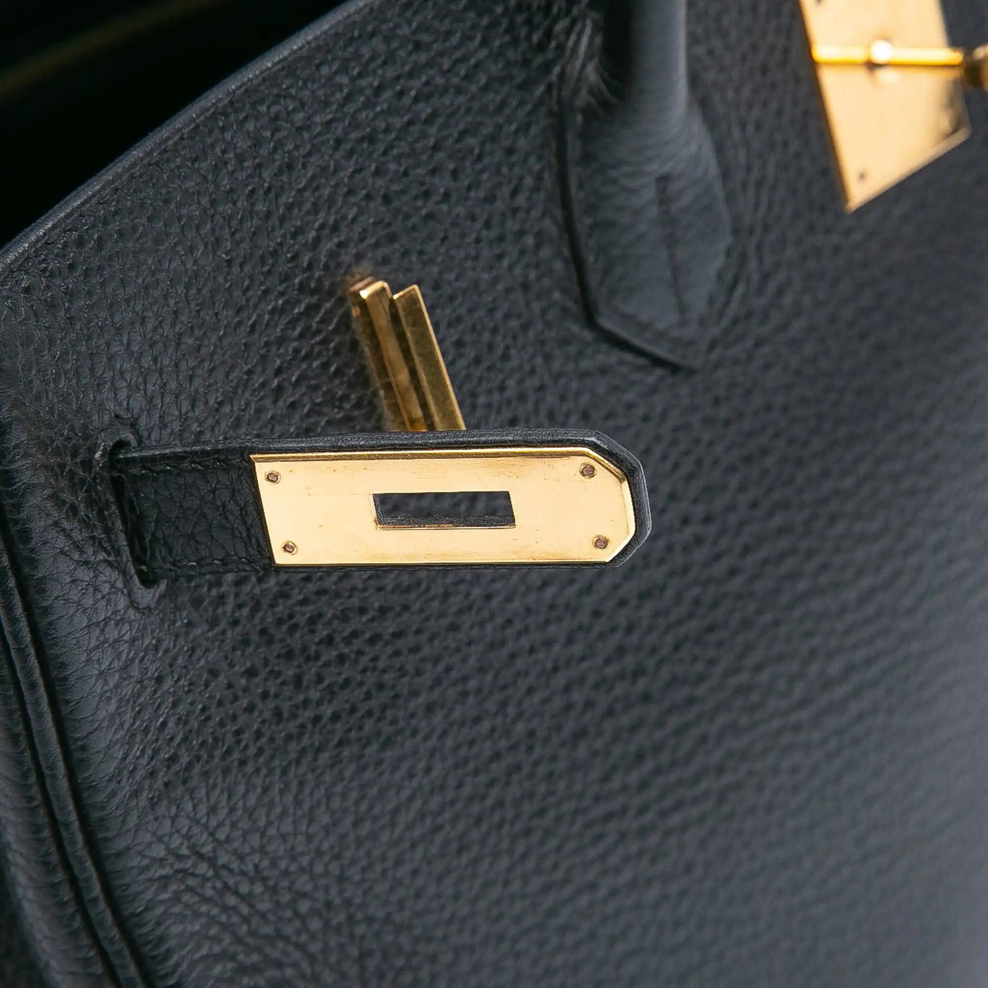 Hermès Birkin Retorune 35 Black Togo Gold