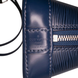 Louis Vuitton Alma BB Blue Epi