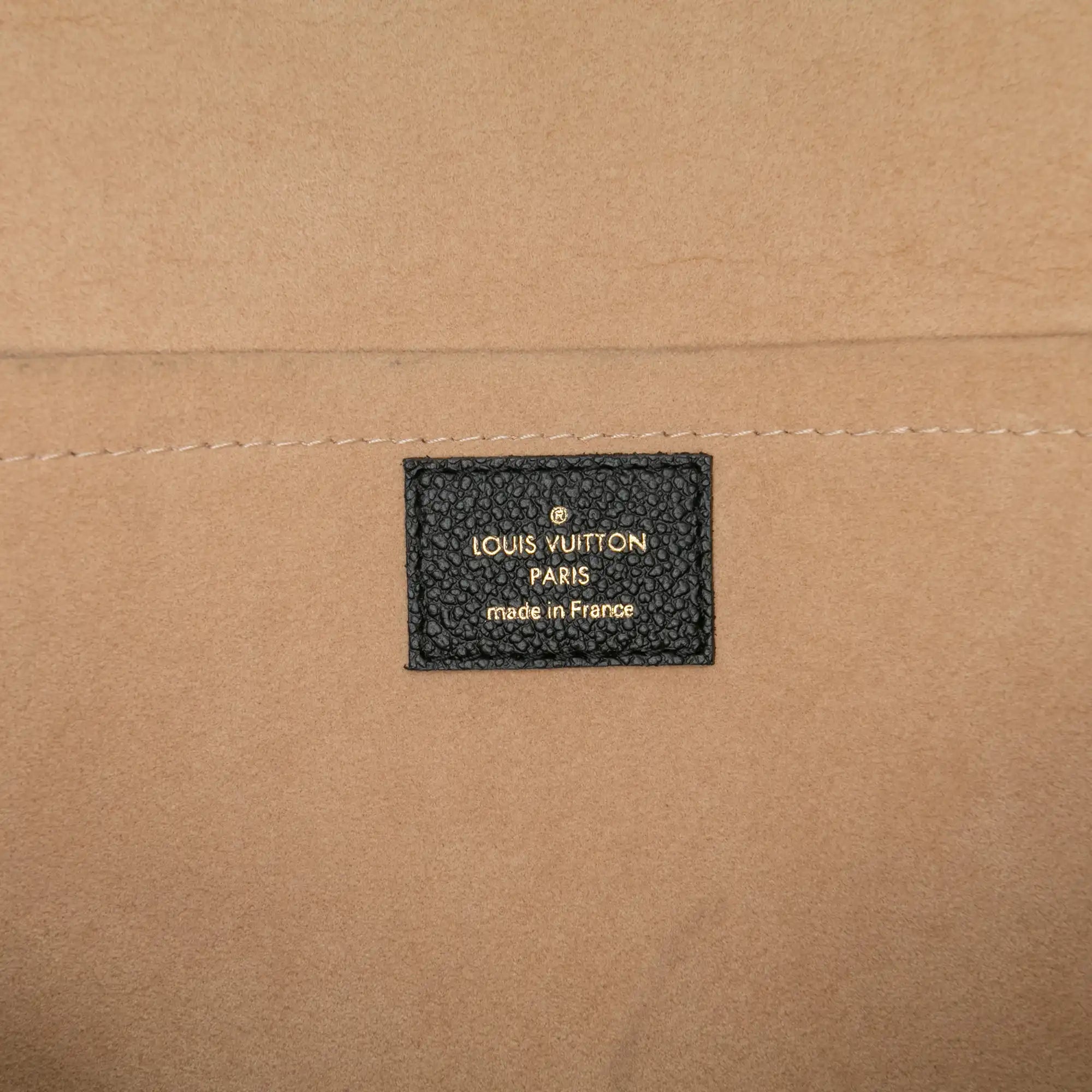Louis Vuitton Marignan Black monogramme vide