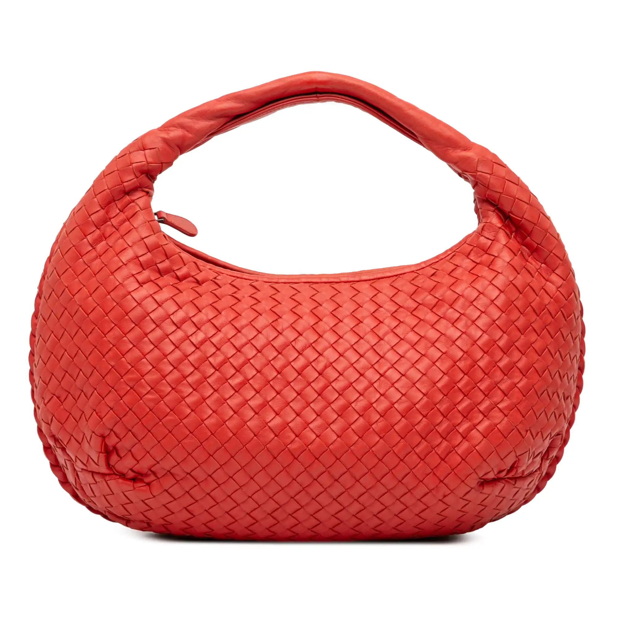 Bottega Veneta Belly Hobo Bag Large Orange Intrecciato