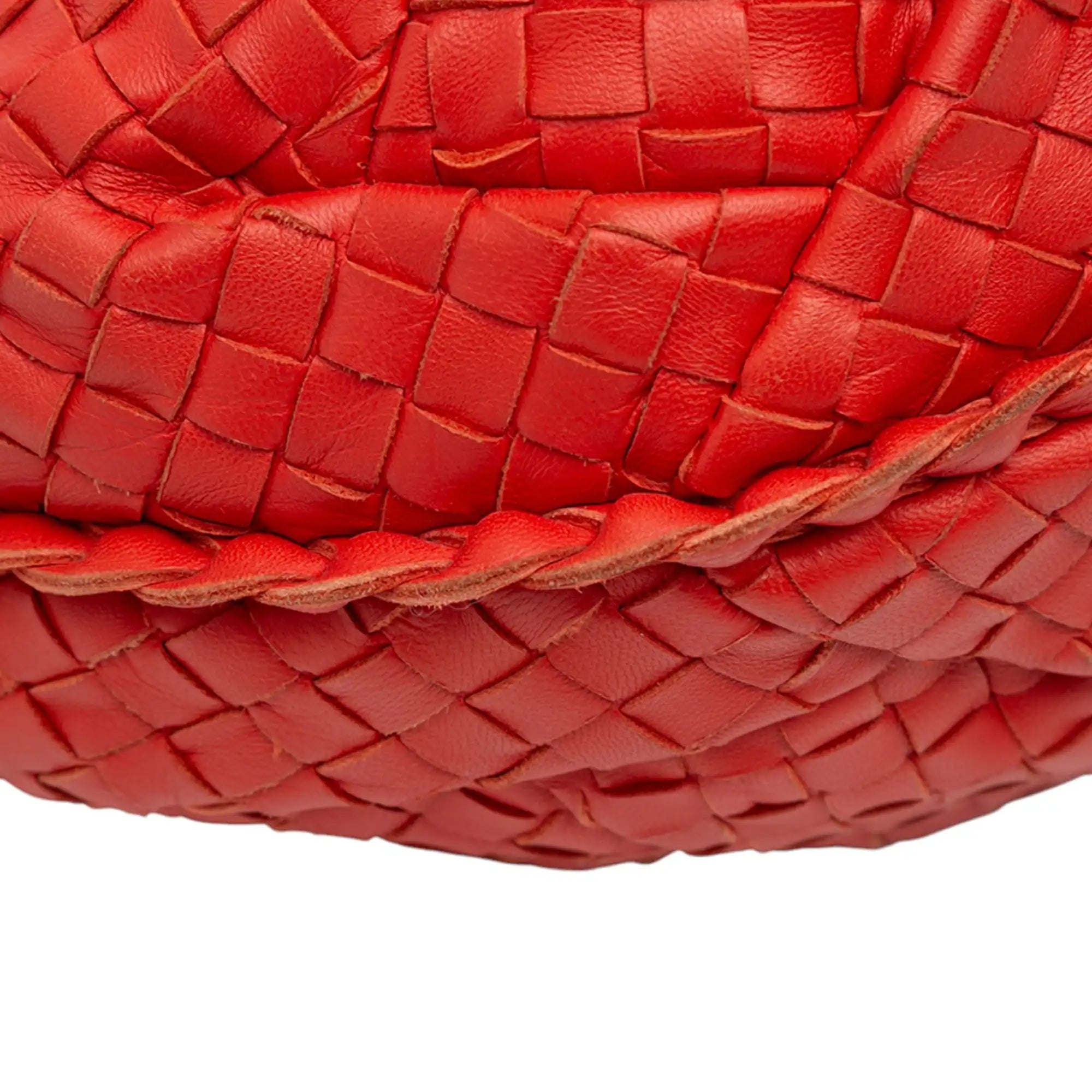 Bottega Veneta Belly Hobo Bag Large Orange Intrecciato