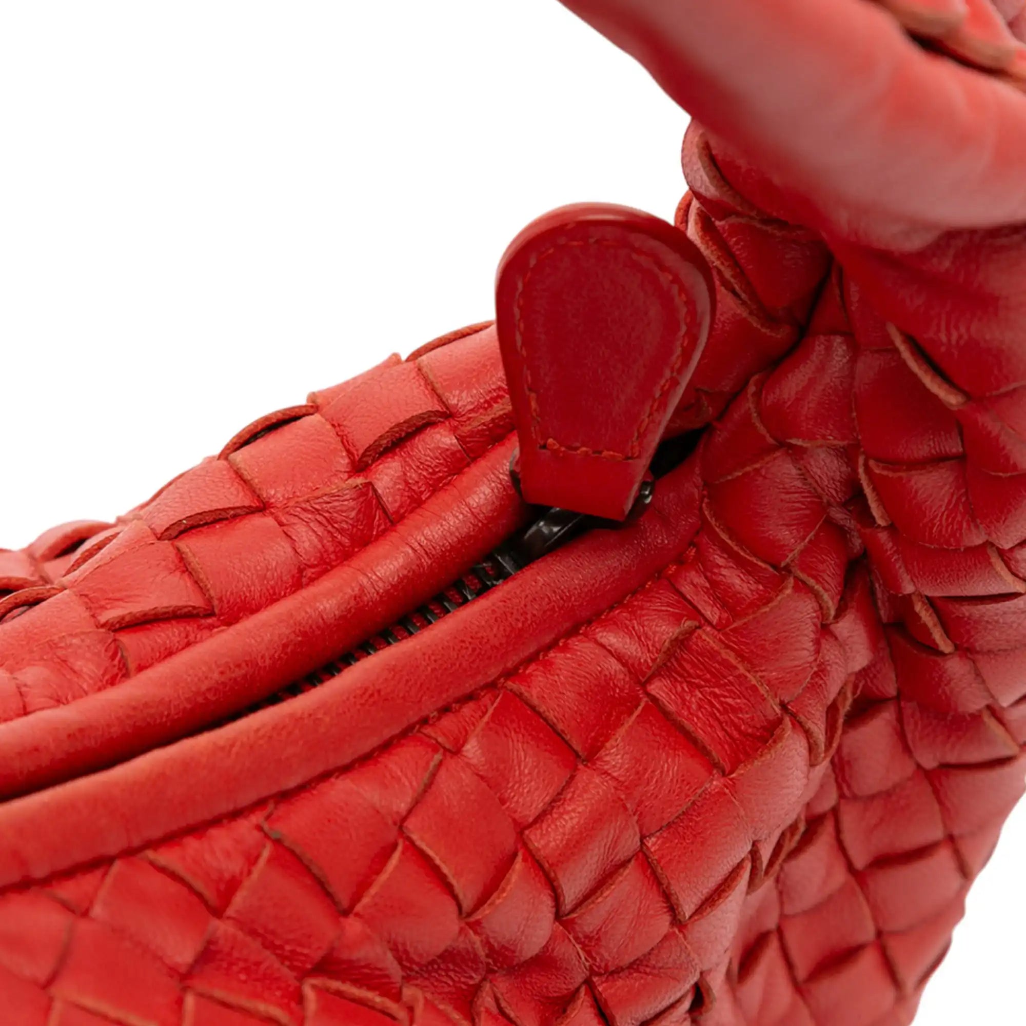 Bottega Veneta Belly Hobo Bag Large Orange Intrecciato