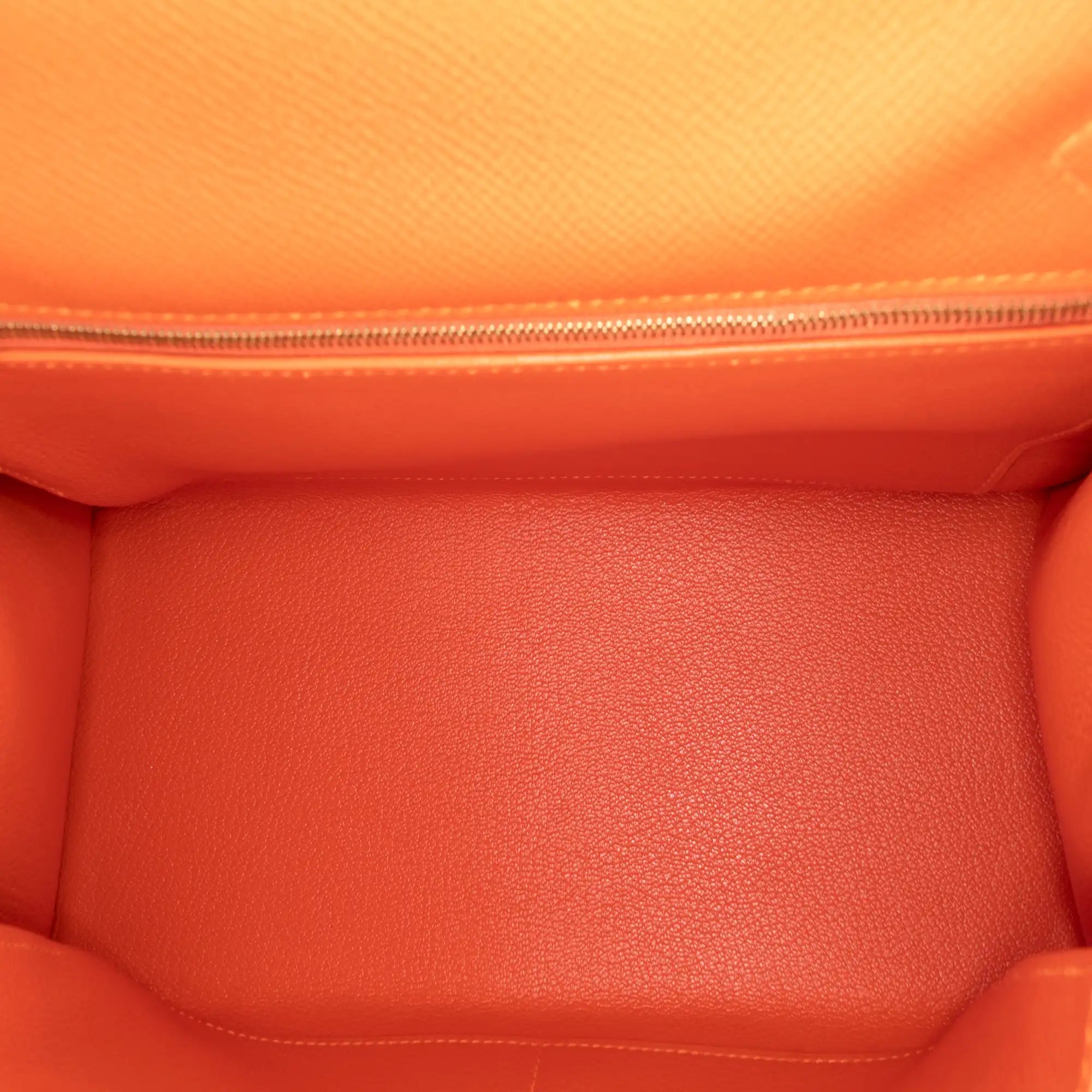Hermès Kelly Sellier 32 Orange Epsom Gold