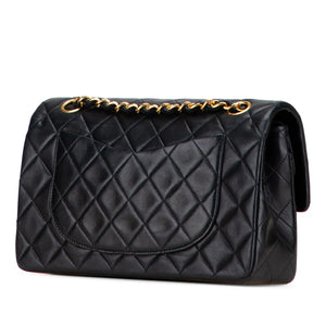 Chanel Classic Double Flap Small Black Lambskin Gold