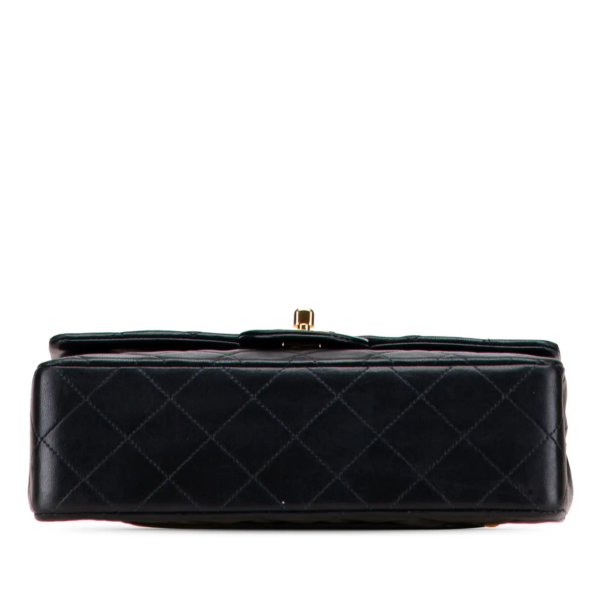 Chanel Classic Double Flap Small Black Lambskin Gold