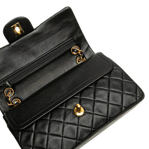 Chanel Classic Double Flap Small Black Lambskin Gold