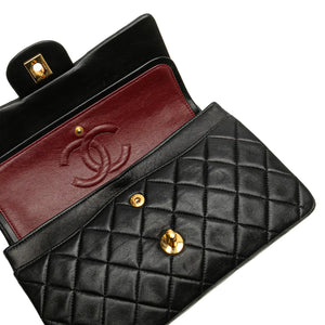 Chanel Classic Double Flap Small Black Lambskin Gold