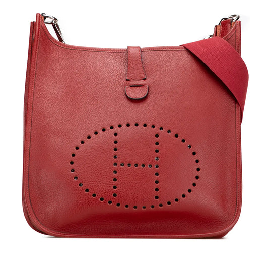Hermès Evelyne GM 1 Red Fjord