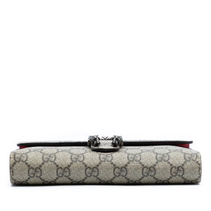 Gucci Dionysus Chain Wallet GG Supreme Canvas