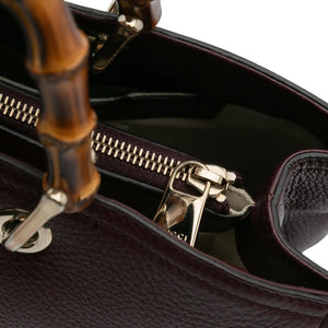 Gucci Bamboo Shopper Medium Burgundy