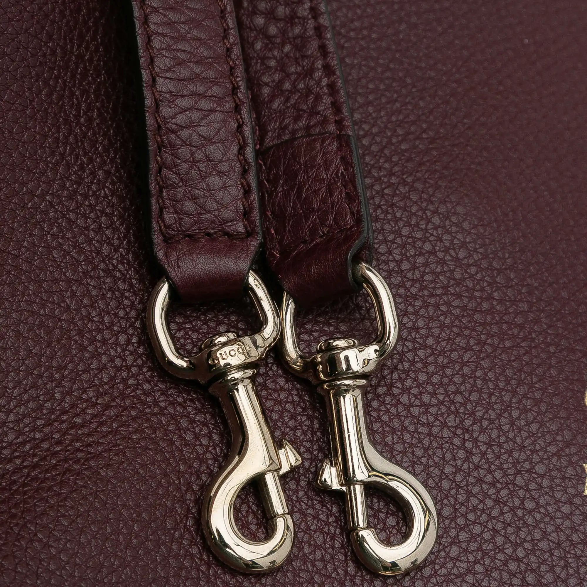 Gucci Bamboo Shopper Medium Burgundy