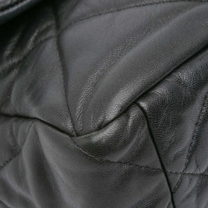 Chanel 19 Flap Large Black Lambskin Gold Ruthenium
