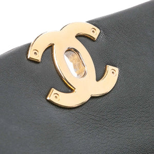 Chanel 19 Flap Large Black Lambskin Gold Ruthenium