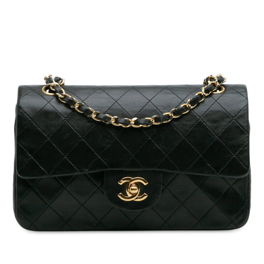 Chanel Classic Double Flap Small Black Lambskin Gold