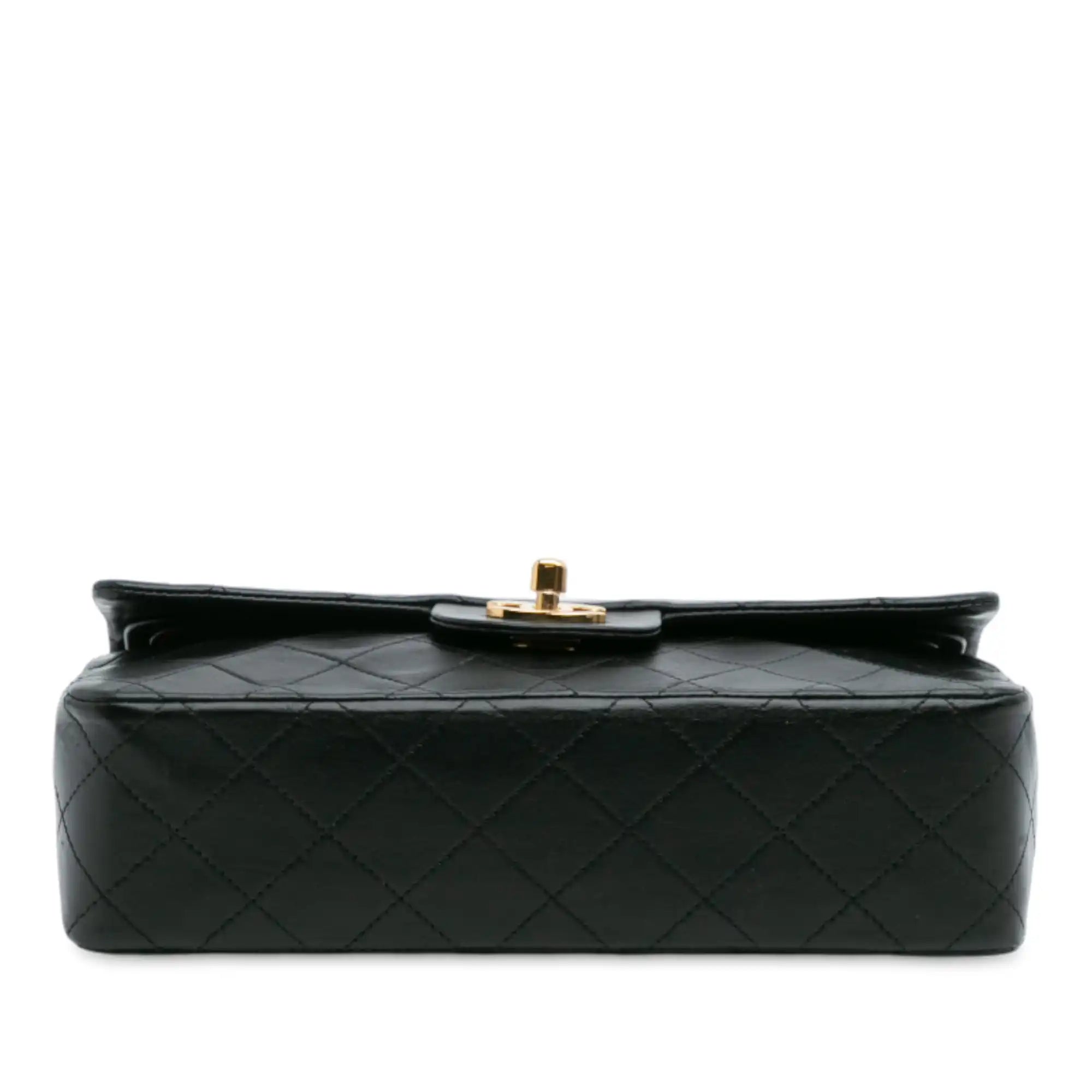 Chanel Classic Double Flap Small Black Lambskin Gold