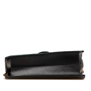 Chanel Classic Single Flap Medium Black Lambskin Gold