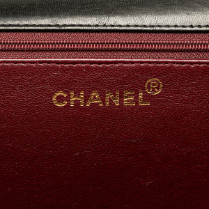 Chanel Classic Single Flap Medium Black Lambskin Gold